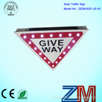 Vintage Durable Chevron Sign with Solar Panels
